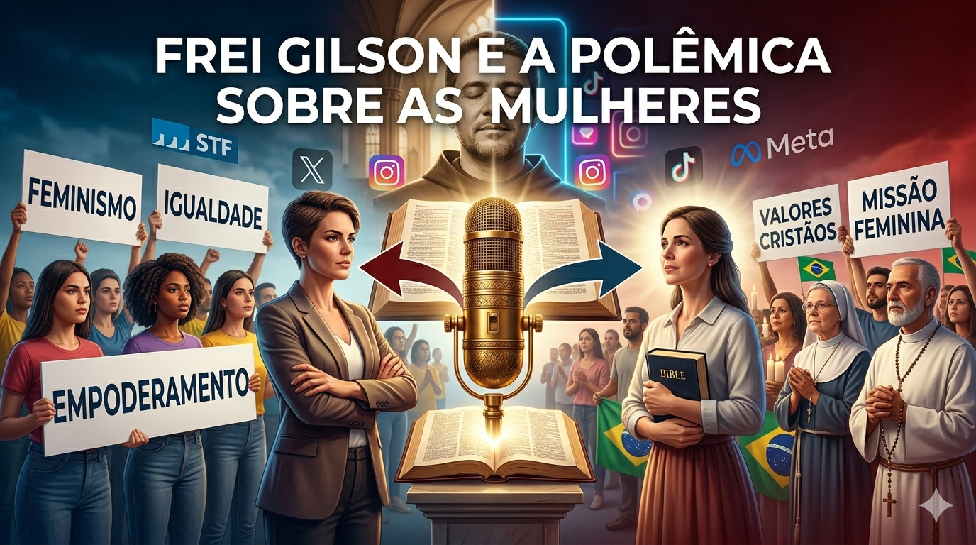 imagem principal do post sobre a polêmica de Frei Gilson