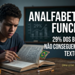 Alta taxa de analfabetismo funcional no Brasil